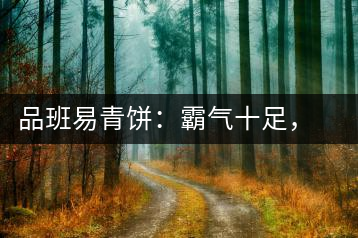 品班易青餅:霸氣十足,母儀天下