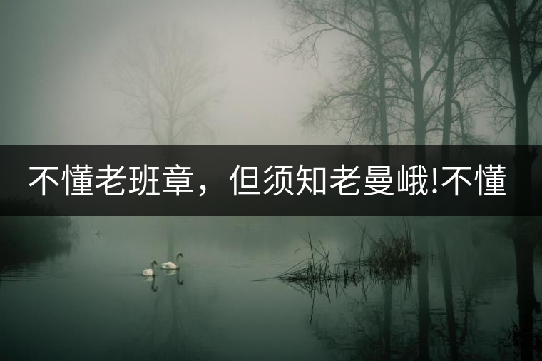 不懂老班章，但須知老曼峨!不懂老班章，但須知老曼峨！