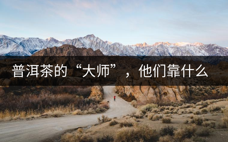 普洱茶的“大師”，他們靠什么來斷茶？
