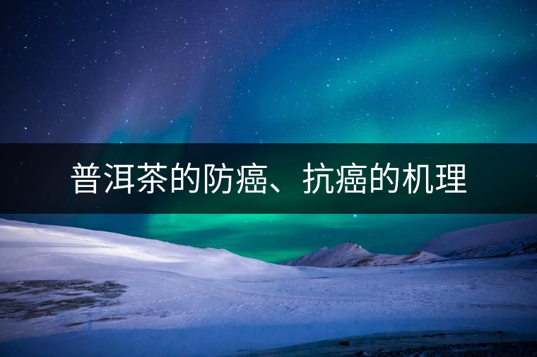 普洱茶的防癌、抗癌的機理
