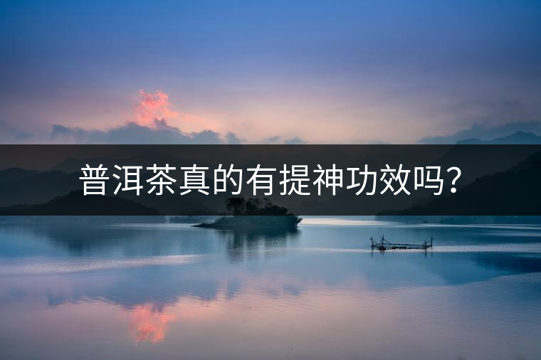 普洱茶真的有提神功效嗎？