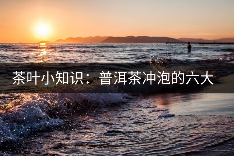 茶葉小知識:普洱茶沖泡的六大技巧(進階六式) 茶葉小知識:普洱茶沖泡的六大技巧(進階六式)