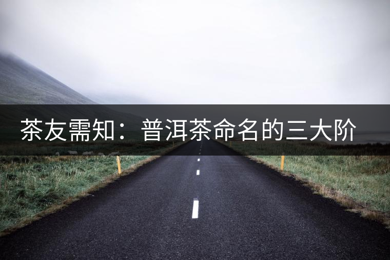 茶友需知：普洱茶命名的三大階段