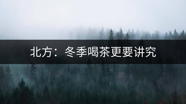 北方:冬季喝茶更要講究 北方:冬季喝茶更要講究