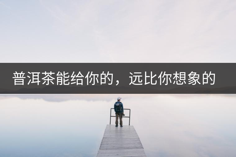 普洱茶能給你的，遠(yuǎn)比你想象的要多