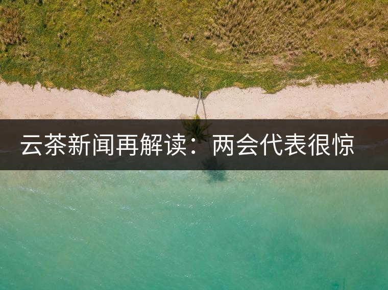 云茶新聞再解讀：兩會代表很驚奇，普洱茶為啥會這么健康？