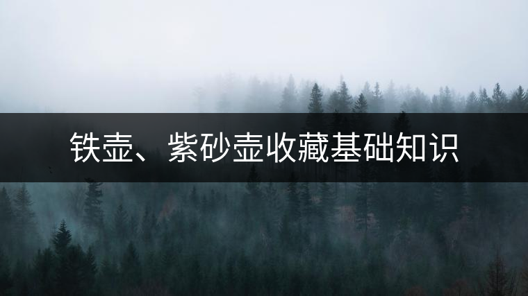 鐵壺、紫砂壺收藏基礎(chǔ)知識