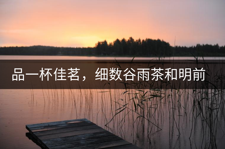 品一杯佳茗，細數(shù)谷雨茶和明前茶的區(qū)別