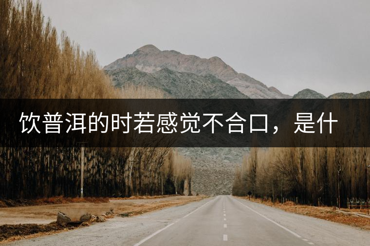 飲普洱的時(shí)若感覺(jué)不合口，是什么原呢？