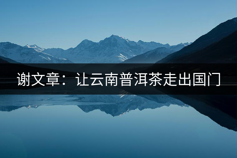 謝文章：讓云南普洱茶走出國(guó)門(mén)