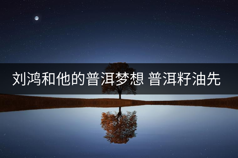 劉鴻和他的普洱夢(mèng)想 普洱籽油先聲奪人 劉鴻和他的普洱夢(mèng)想 普洱籽油先聲奪人