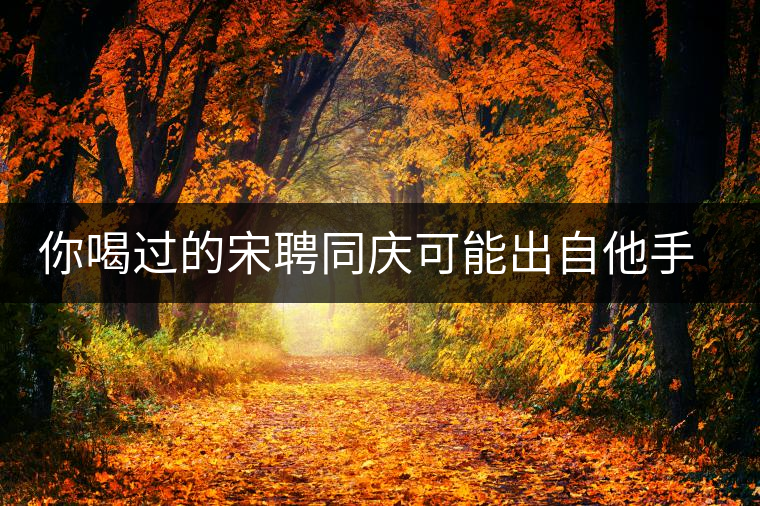 你喝過的宋聘同慶可能出自他手，他還發(fā)明了普洱熟茶！