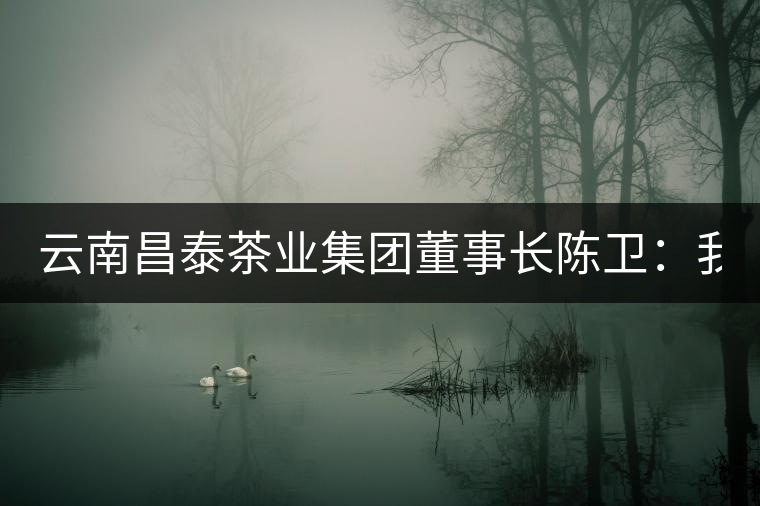 云南昌泰茶業(yè)集團(tuán)董事長陳衛(wèi):我為中式文化代言 以品為上 云南昌泰茶業(yè)集團(tuán)董事長陳衛(wèi):我為中式文化代言 以品為上