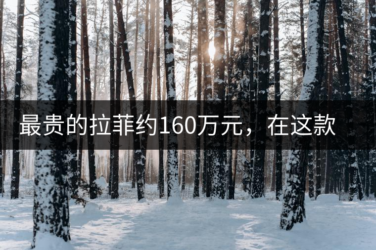 最貴的拉菲約160萬元，在這款普洱面前直接被秒成渣