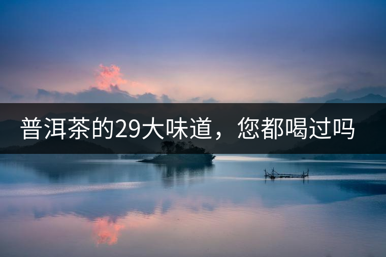 普洱茶的29大味道，您都喝過嗎？