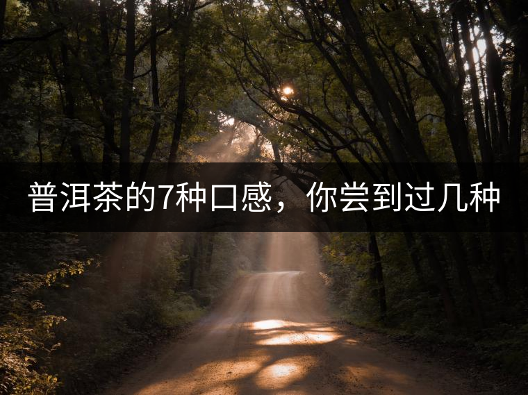 普洱茶的7種口感，你嘗到過幾種？