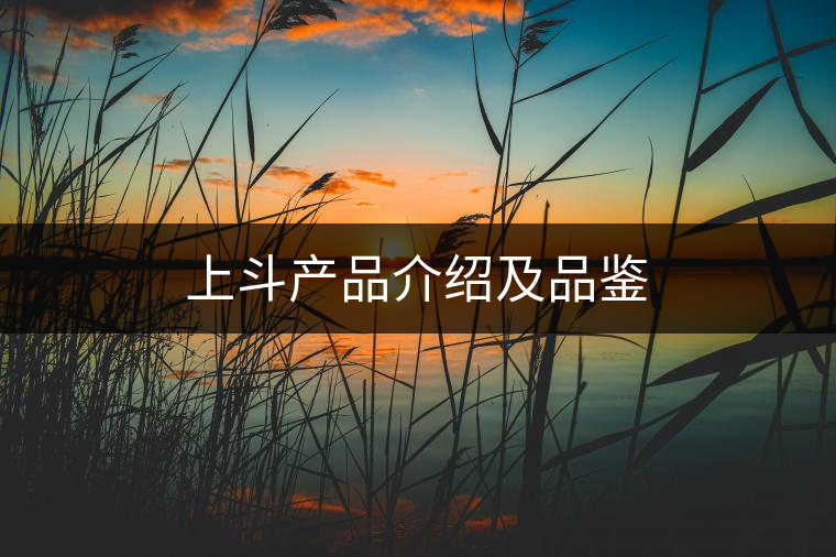 上斗產(chǎn)品介紹及品鑒