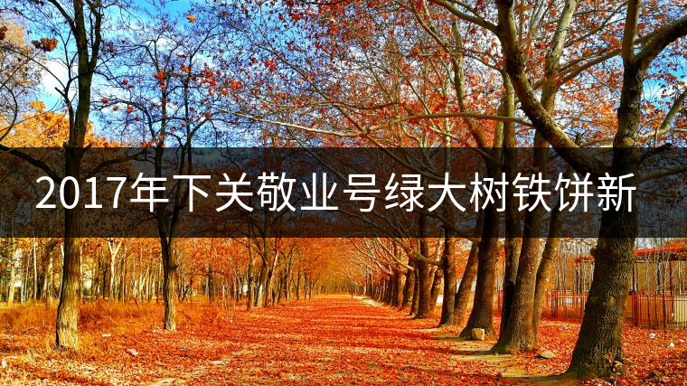 2017年下關(guān)敬業(yè)號(hào)綠大樹(shù)鐵餅新品上市 2017年下關(guān)敬業(yè)號(hào)綠大樹(shù)鐵餅新品上市