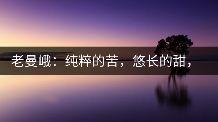 老曼峨：純粹的苦，悠長的甜，茶之本味也