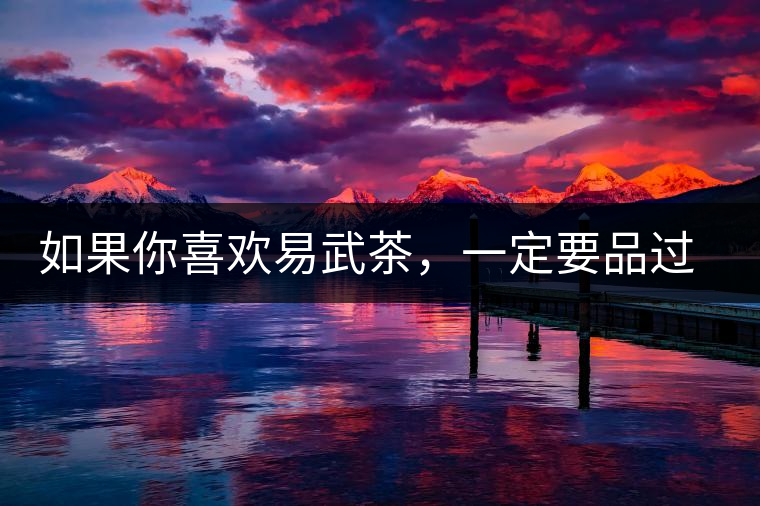 如果你喜歡易武茶，一定要品過(guò)丁家寨才知道易武的魅力