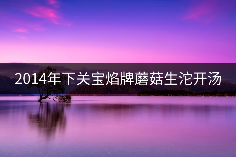 2014年下關寶焰牌蘑菇生沱開湯