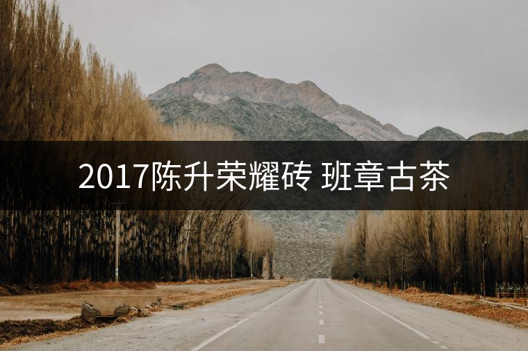 2017陳升榮耀磚 班章古茶