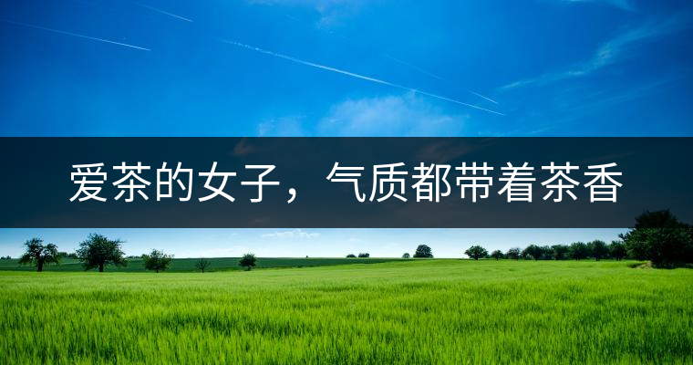 愛(ài)茶的女子，氣質(zhì)都帶著茶香
