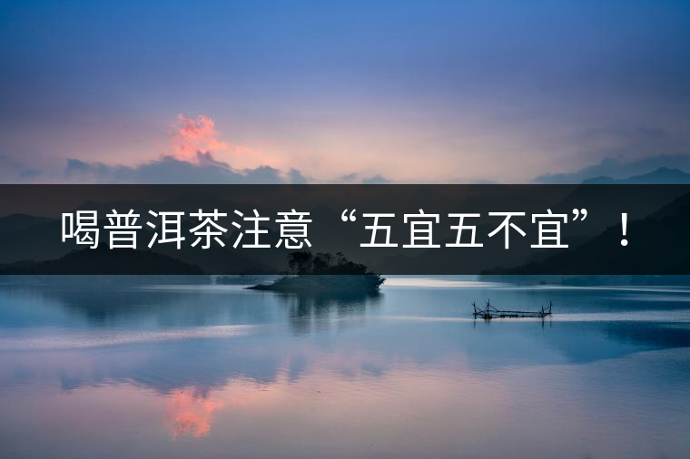 喝普洱茶注意“五宜五不宜”！