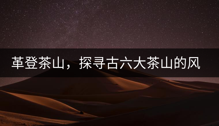 革登茶山，探尋古六大茶山的風(fēng)采