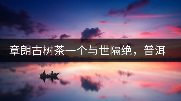 章朗古樹茶一個與世隔絕，普洱茶隔而不絕的地方