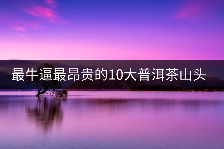 最牛逼最昂貴的10大普洱茶山頭，你造嗎？