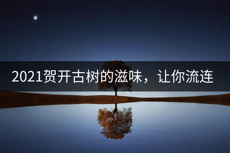 2021賀開(kāi)古樹(shù)的滋味，讓你流連忘返