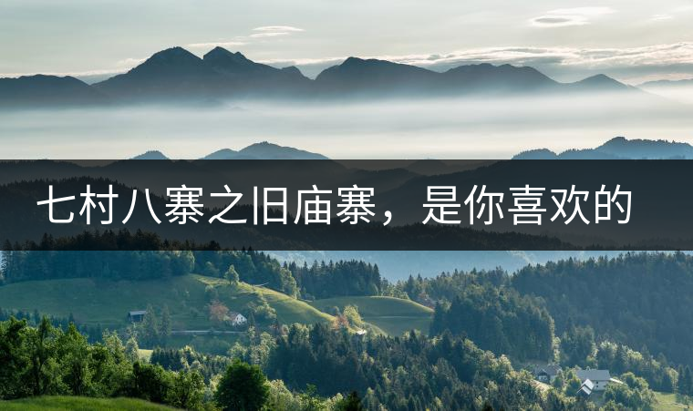 七村八寨之舊廟寨，是你喜歡的易武味嗎？