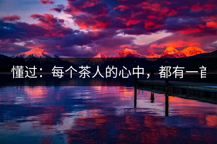 懂過：每個(gè)茶人的心中，都有一首李宗盛！