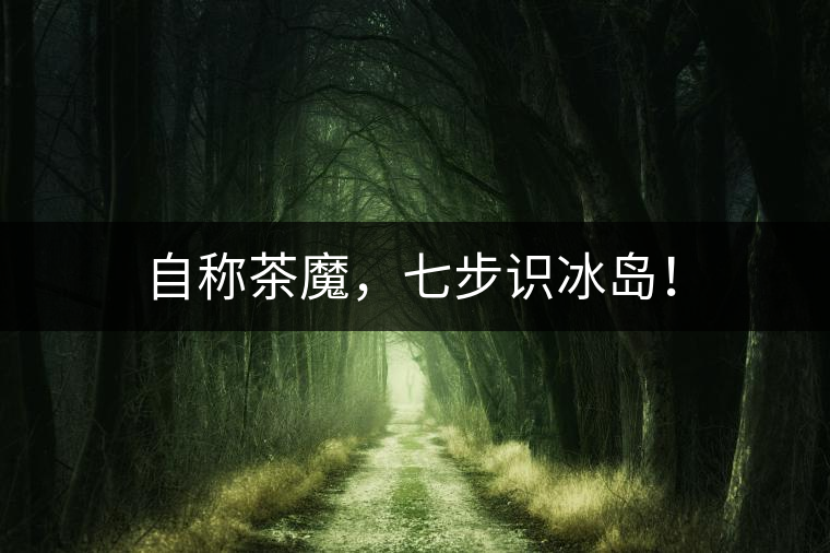 自稱茶魔，七步識冰島！