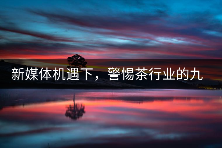 新媒體機遇下，警惕茶行業(yè)的九大危機