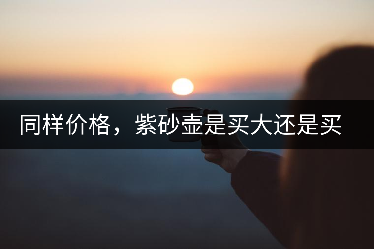 同樣價(jià)格，紫砂壺是買(mǎi)大還是買(mǎi)小好？