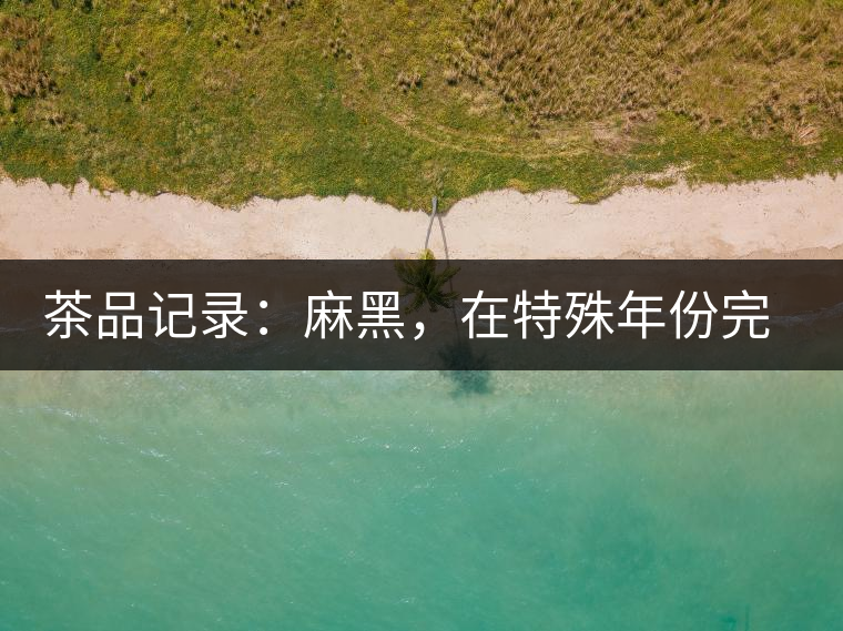 茶品記錄：麻黑，在特殊年份完成的心愿
