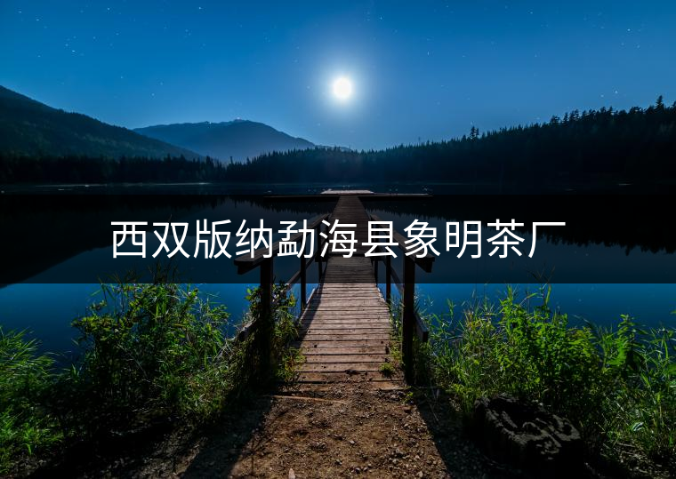 西雙版納勐?？h象明茶廠