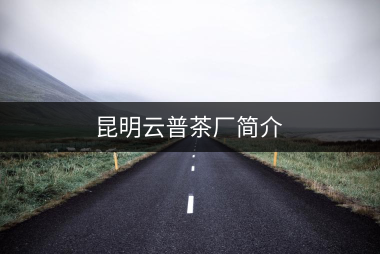 昆明云普茶廠簡介