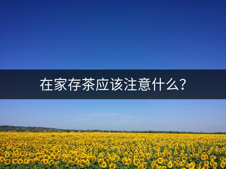 在家存茶應(yīng)該注意什么？