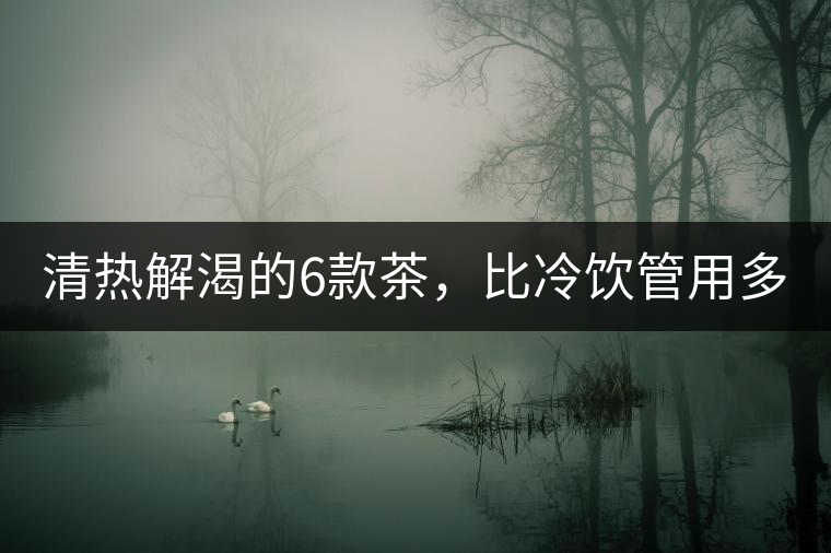 清熱解渴的6款茶，比冷飲管用多了！