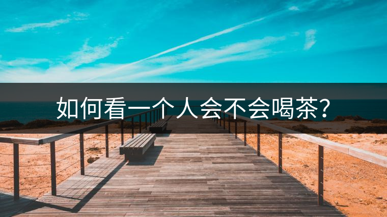 如何看一個(gè)人會不會喝茶？