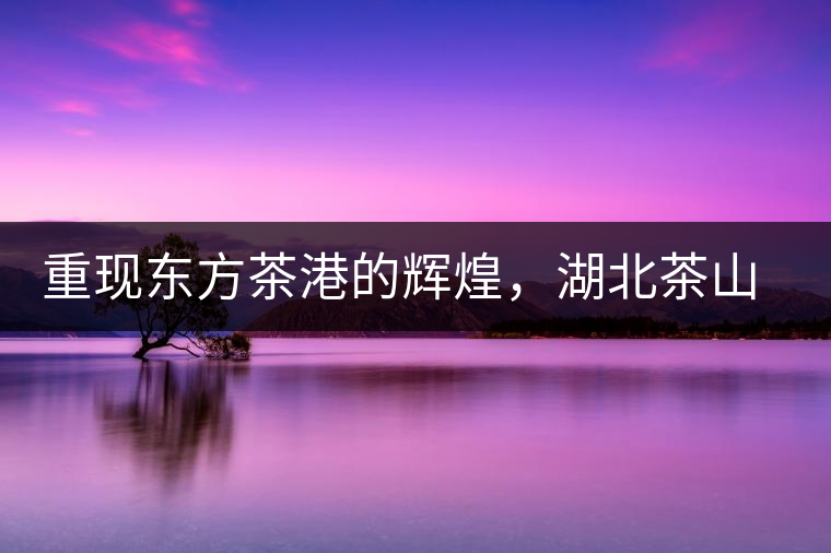 重現(xiàn)東方茶港的輝煌，湖北茶山分布介紹