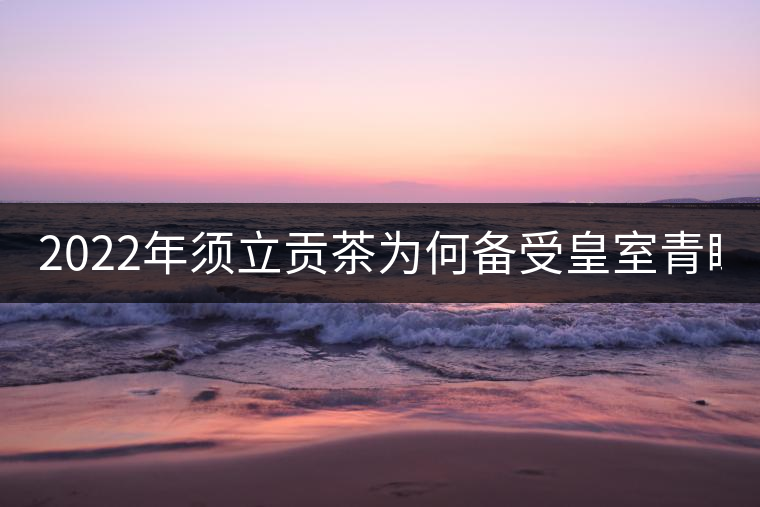 2022年須立貢茶為何備受皇室青睞!揭秘！
