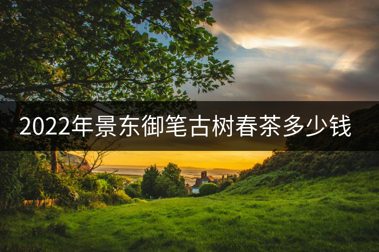 2022年景東御筆古樹春茶多少錢一公斤？