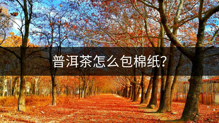 普洱茶怎么包棉紙？