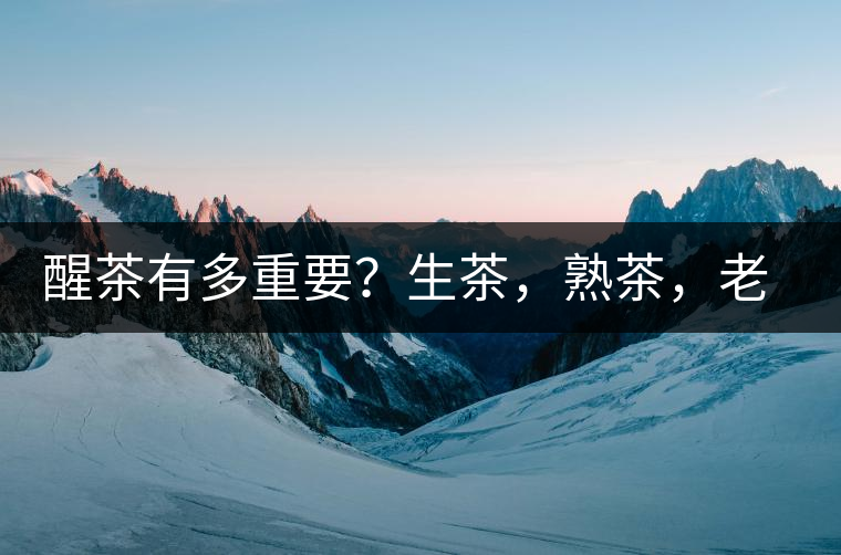 醒茶有多重要？生茶，熟茶，老茶，不同年份的普洱茶怎么醒茶？