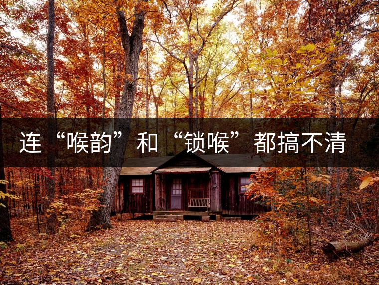 連“喉韻”和“鎖喉”都搞不清楚，就不要說懂普洱茶！