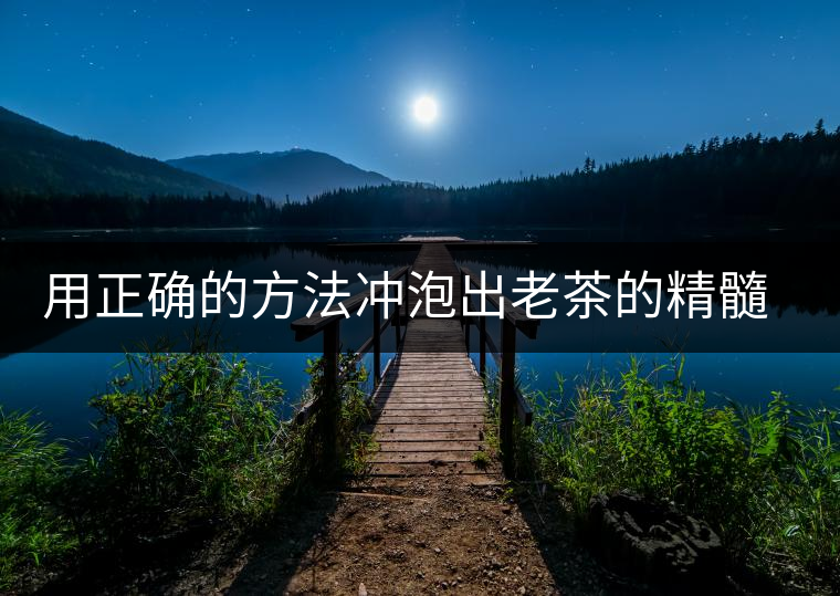 用正確的方法沖泡出老茶的精髓；評(píng)看普洱茶葉底也是一門手藝！